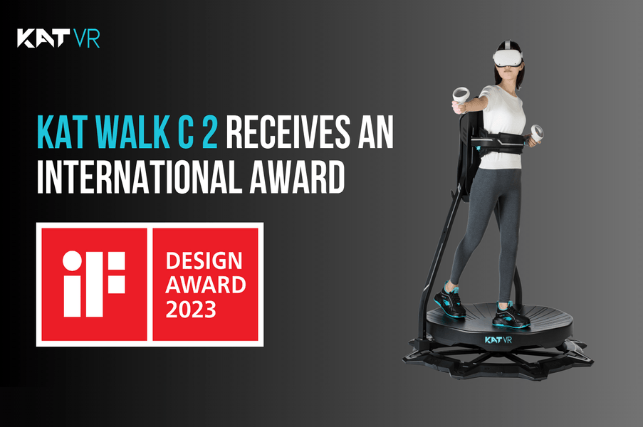 BIG NEWS! KAT VR Wins the iF Reward for Industrial Design of KAT Walk C 2!