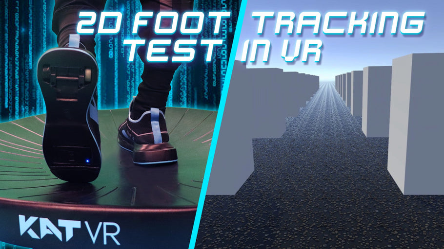 KAT Walk C 2 & 2D Optical Foot Tracking Performance TEST