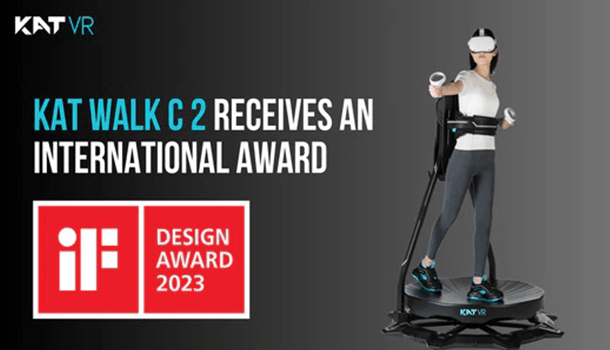 BIG NEWS! KAT VR Wins the iF Reward for Industrial Design of KAT Walk C 2!