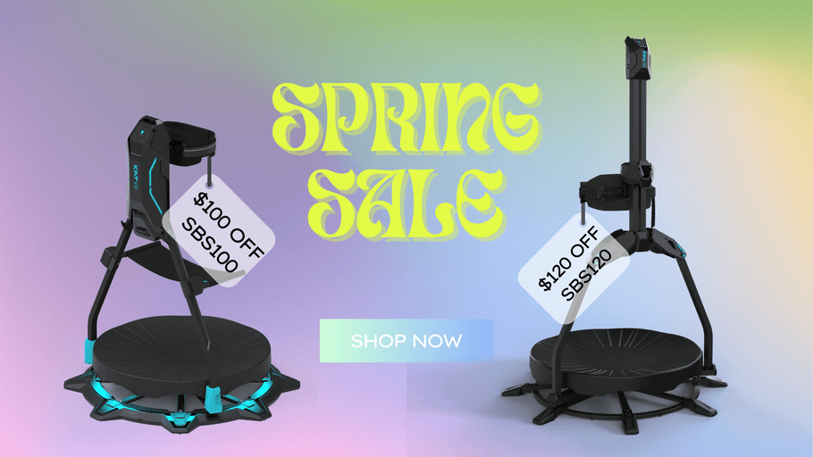 Spring Sale on VR Treadmill Now live! - Save up to $120 on your VR fitness plan!