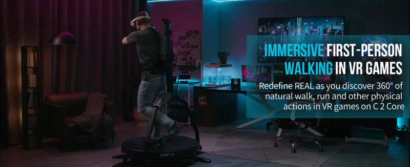 KAT WALK C2 Core: Cost-Effective VR Treadmill for Immersive