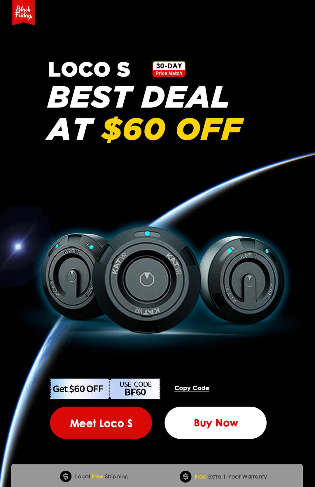 KAT VR loco S VR トラッカー KAT VR loco S VR トラッカー KAT loco S VR トラッカー