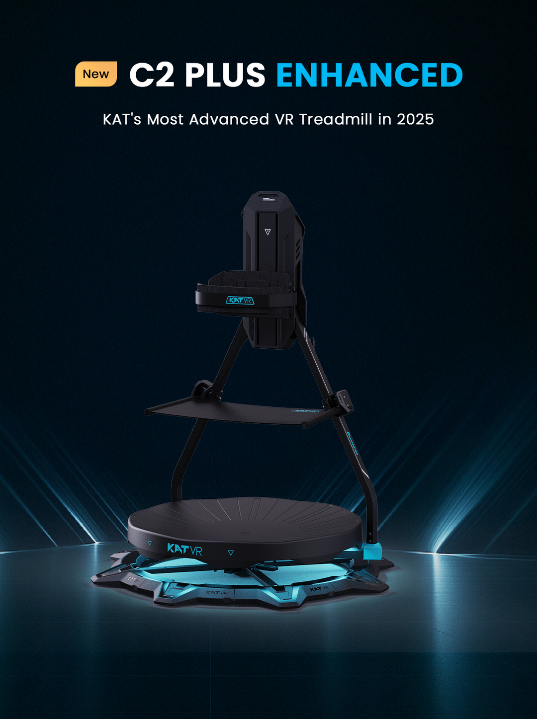Kat Vr Rig KAT WALK C2+Enhanced: Premium VR Treadmill for Realistic Gaming – KATVR
